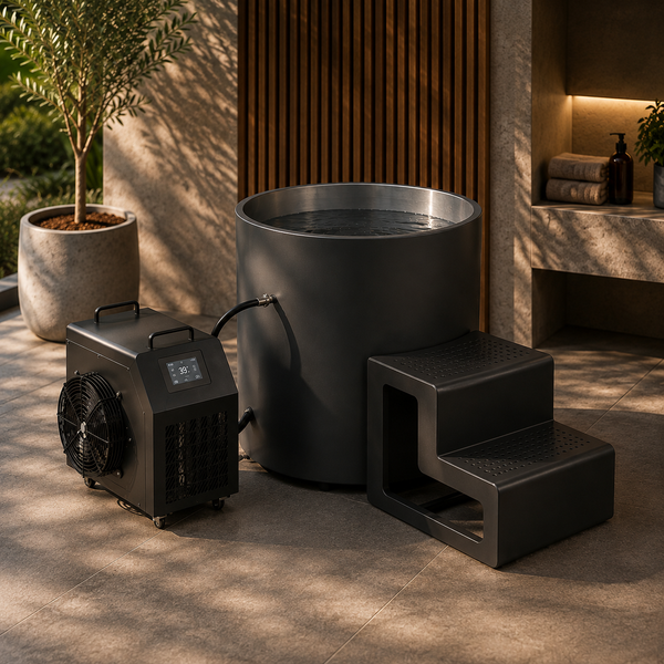 Black Barrel Ice Bath