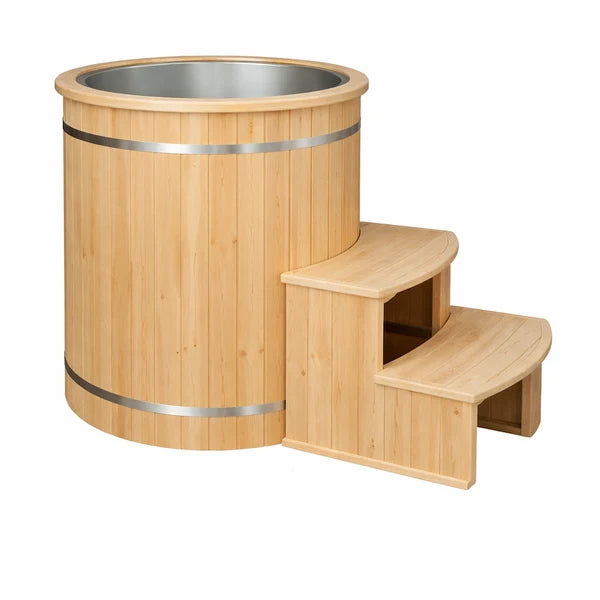 Wood Barrel Ice Bath