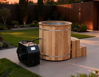 Wood Barrel Ice Bath